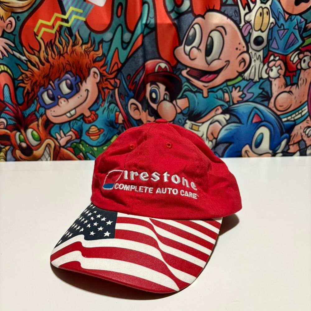Firestone American Flag Brim Hat